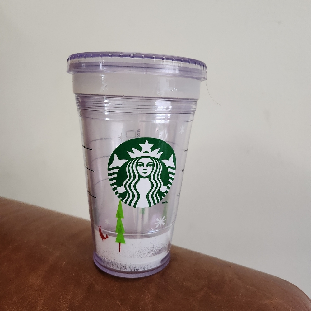 Starbucks Clear Tumbler with Lid